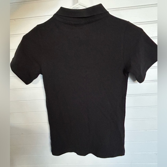 NEW ZEALAND All Blacks youth size 6 black polo - Picture 4 of 5